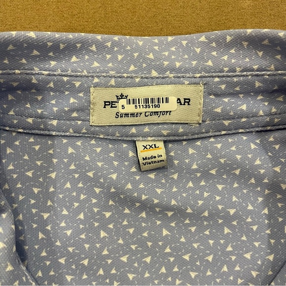 Men’s Peter Millar Summer Comfort Quixote Golf Club Logo Polo Size XXL - Picture 4 of 8